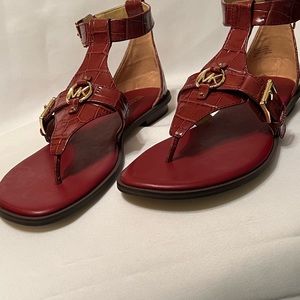 Michael Kors flat thong Leather sandals